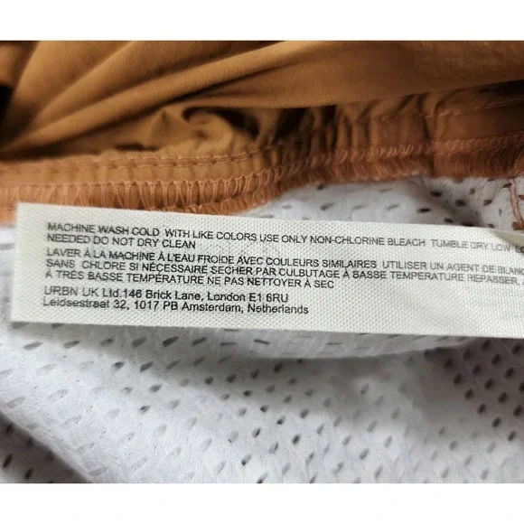 Free People Movement WOMENS M In the Wild Shortsie Romper Toasted Almond